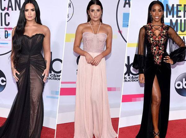 Beaux look de American Music Award's 2017 : Demi Lovato, Lea Michele, Kelly Rowland