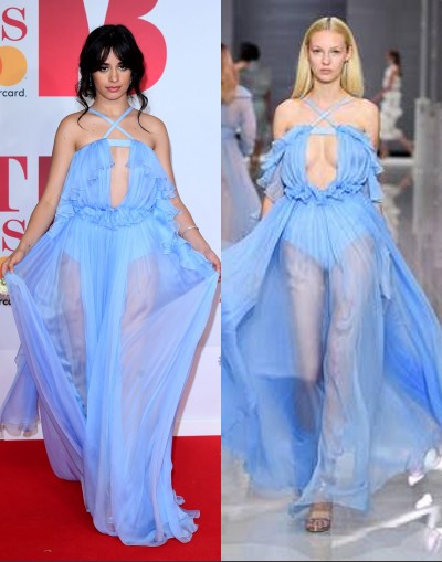 Camila Cabello porte la robe de Ralph & Russo pour Brit Awards 2018