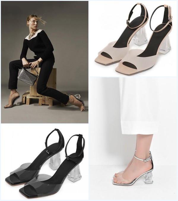 chaussure transparentes